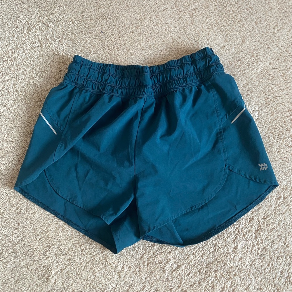 Teal Running Shorts